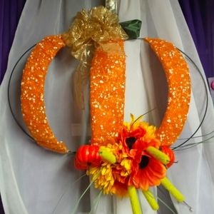 Pumpkin wreath